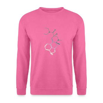 LSD Strukturformel Molekül A. Hofmann Bicycle Day - Unisex Pullover - Pink - Vorne
