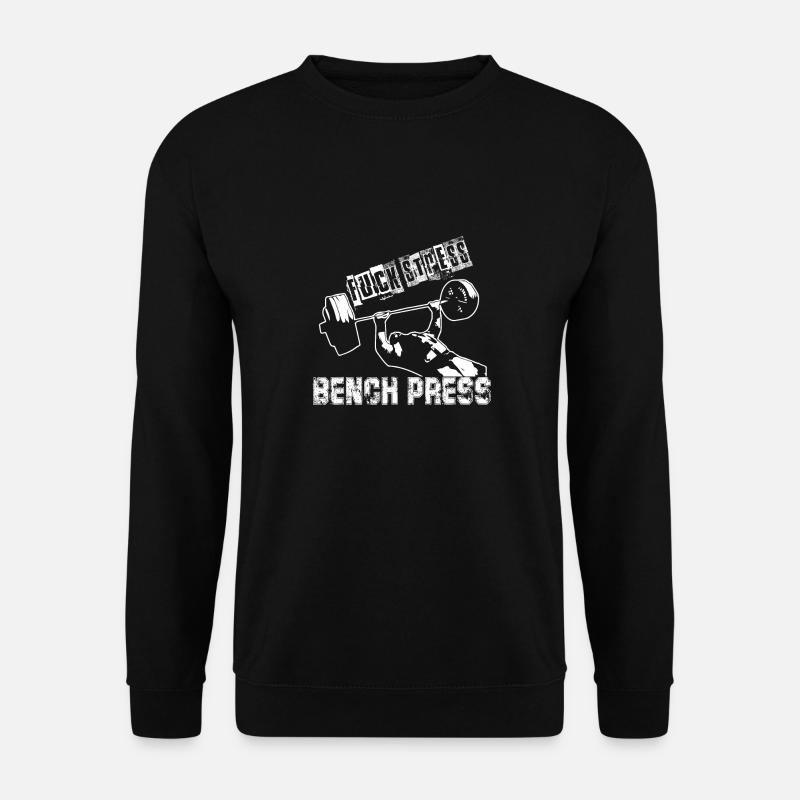Stress bench press - Unisex Pullover - Schwarz