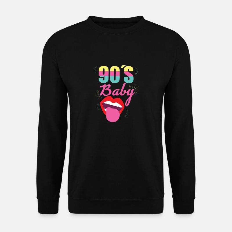 90's Baby Design - Unisex Pullover - Schwarz