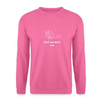Stricken Garn Nähen Häkeln Geschenk - Unisex Pullover - Pink - Vorne