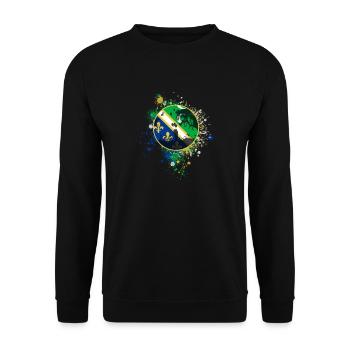 Sandzak pure love colorsplash - Unisex Sweatshirt - black - Front - Alina (178cm) & Michal (187cm)