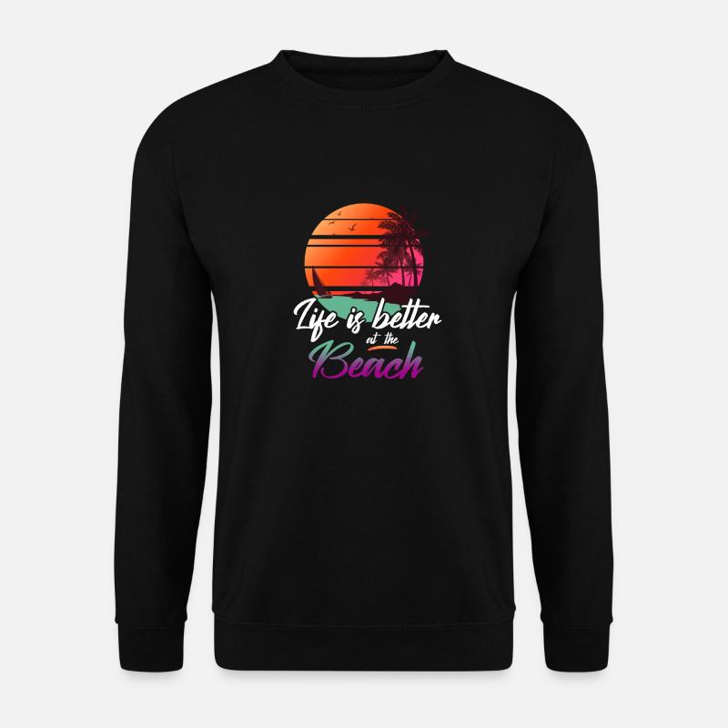 Strand - Unisex Pullover - Schwarz