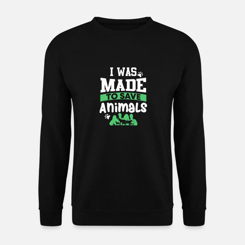 Tierarzt Geschenk | Tiermediziner - Unisex Pullover - Schwarz