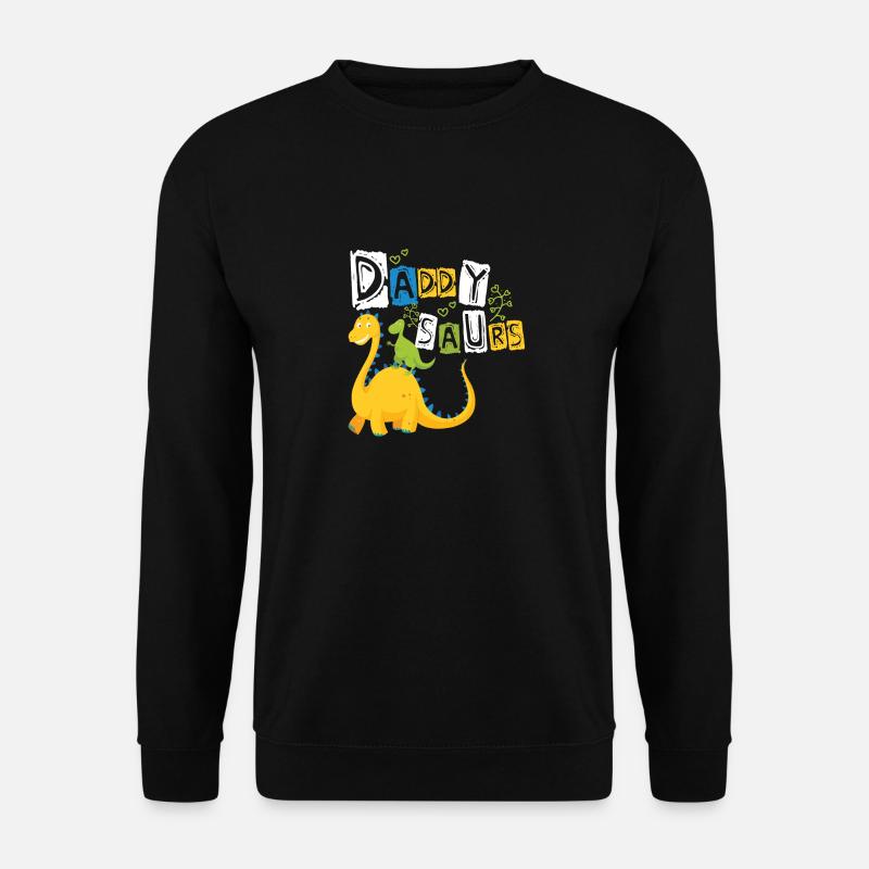 Papa Saurus - Sweat-shirt Unisexe - noir
