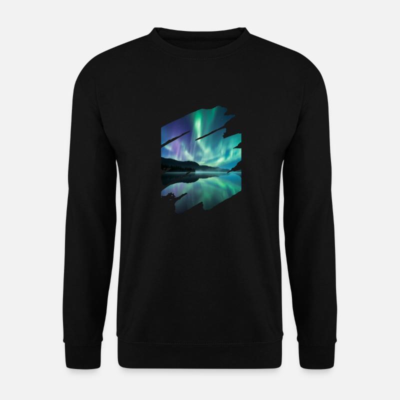Aurora borealis - Unisex Sweatshirt - black