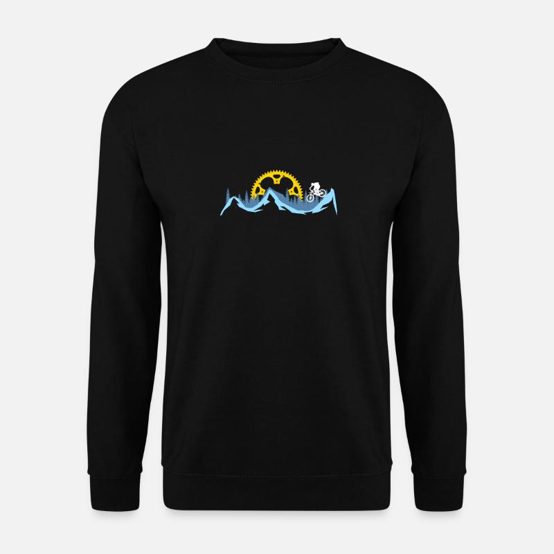 Downhill-Bike-Geschenk - Unisex Pullover - Schwarz