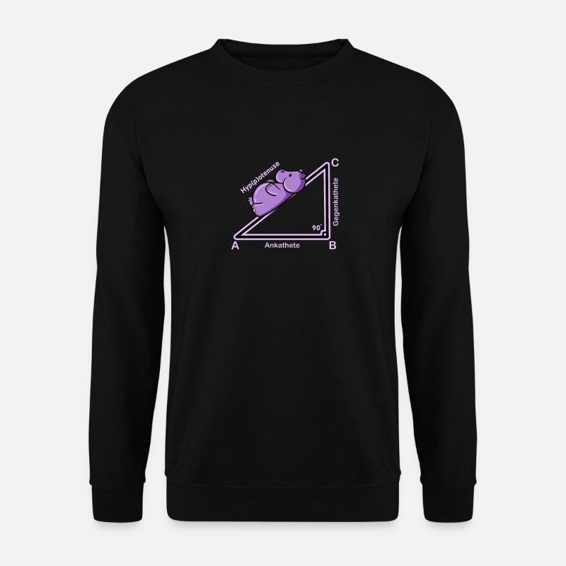 Hyppothenuse Mathe Lustig Lehrer - Unisex Pullover - Schwarz