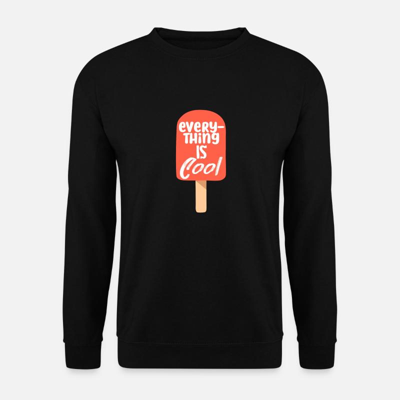 eis für immer - besser als eis - Unisex Pullover - Schwarz