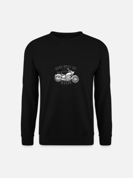 GUTE MÄDCHEN SITZEN - Unisex Pullover - Schwarz