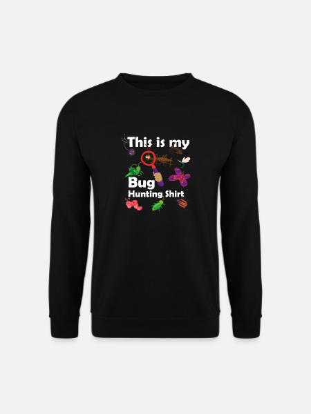Bug Hunter - Insect Collector - Bug Hunting Shirt - Unisex Sweatshirt - black