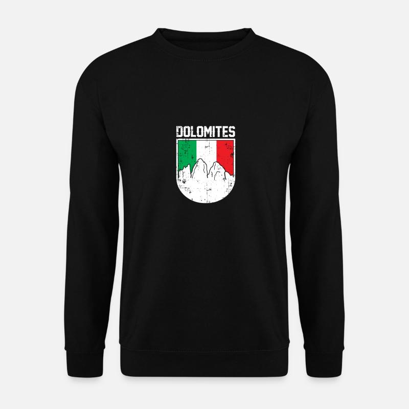 Dolomiten Italien Geschenk - Unisex Pullover - Schwarz