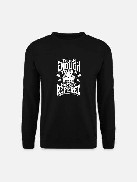 Eishockey Schiedsrichter Geschenk | Hockey Schiri - Unisex Pullover - Schwarz