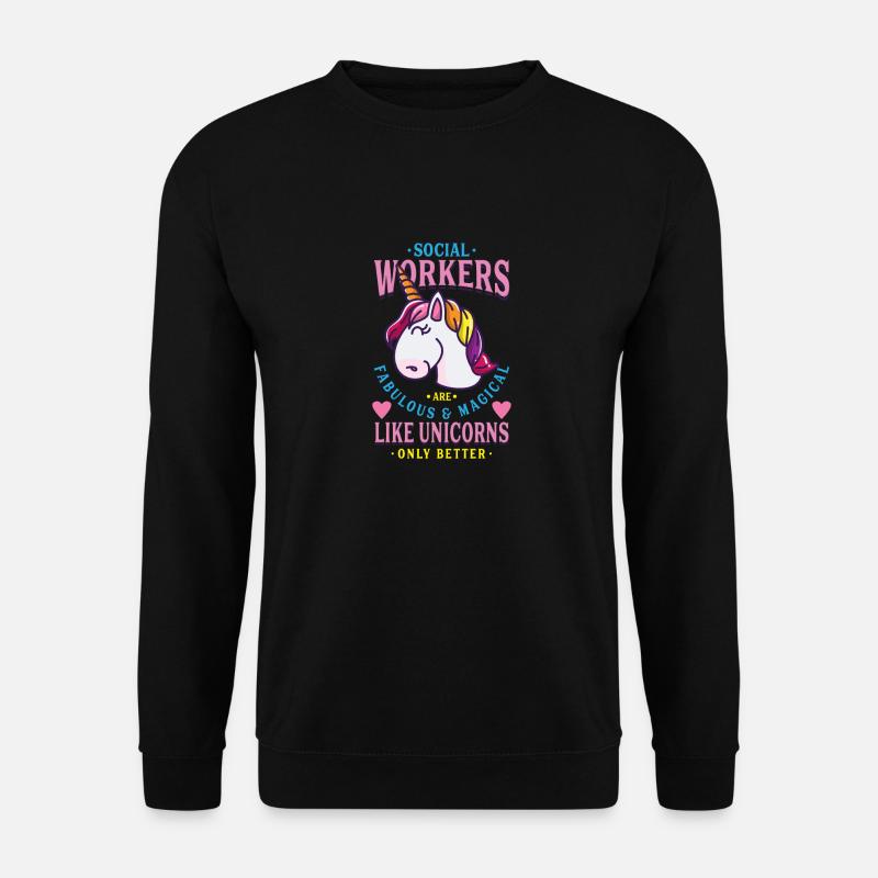Social worker gift - Unisex Sweatshirt - black