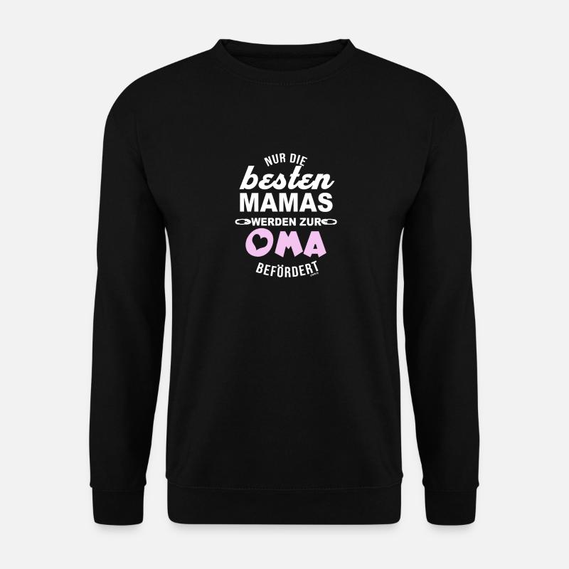 Oma Befördert zur Omi - Unisex Pullover - Schwarz