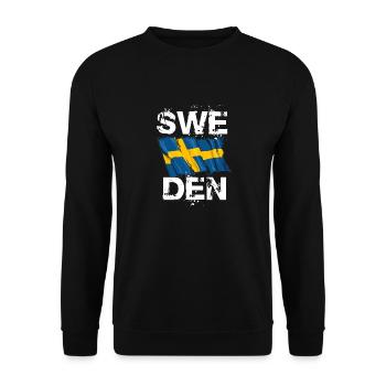 Schweden - Unisex Pullover - Schwarz - Vorne - Alina (178cm) & Michal (187cm)