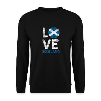 Écosse - Sweat-shirt Unisexe - noir - Devant - Alina (178cm) & Michal (187cm)