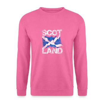 Schottland - Unisex Pullover - Pink - Vorne