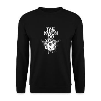 Taekwondo - Sweat-shirt Unisexe - noir - Devant - Alina (178cm) & Michal (187cm)