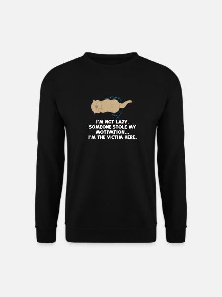 Otter - Sea Otter - Otterfan - Motivation - Unisex Sweatshirt - black