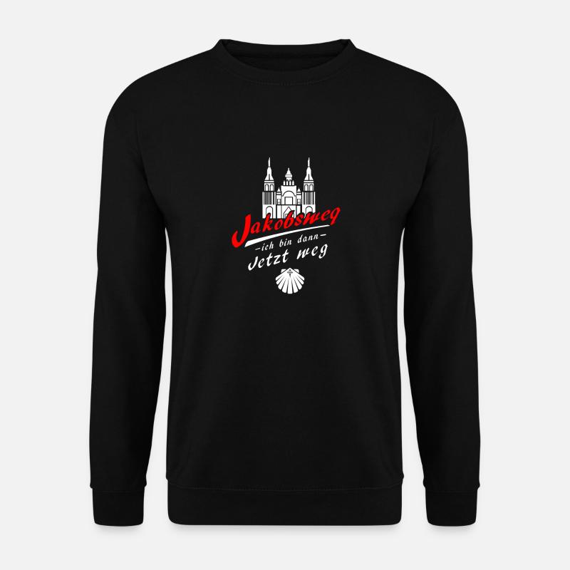 Cathédrale Saint-Jacques-de-Compostelle Chemin de Compostelle - Sweat-shirt Unisexe - noir