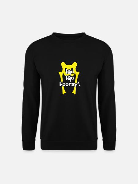 Hip Hip Hurra Hüftgelenk Operation Geschenk - Unisex Pullover - Schwarz