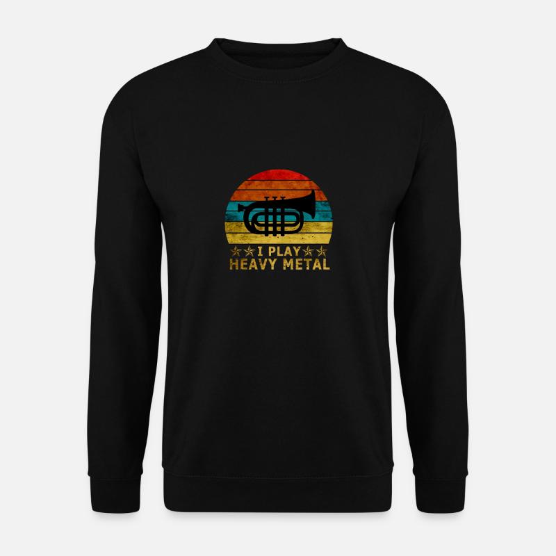 Heavy Metal Cornet | Instrument| Orchester| Band| - Unisex Pullover - Schwarz