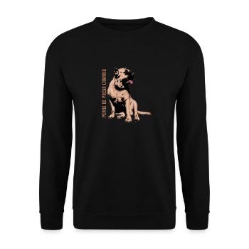 Perro De Pressa Canario Dogo Canario - Unisex Pullover - Schwarz - Vorne - Alina (178cm) & Michal (187cm)