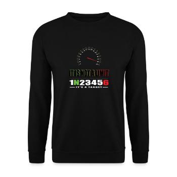 Motorrad Straßenmotorrad Superbike Geschenk - Unisex Pullover - Schwarz - Vorne - Alina (178cm) & Michal (187cm)
