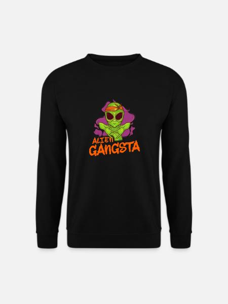Alien Gangster Aliens Erratic Gift - Unisex Sweatshirt - black