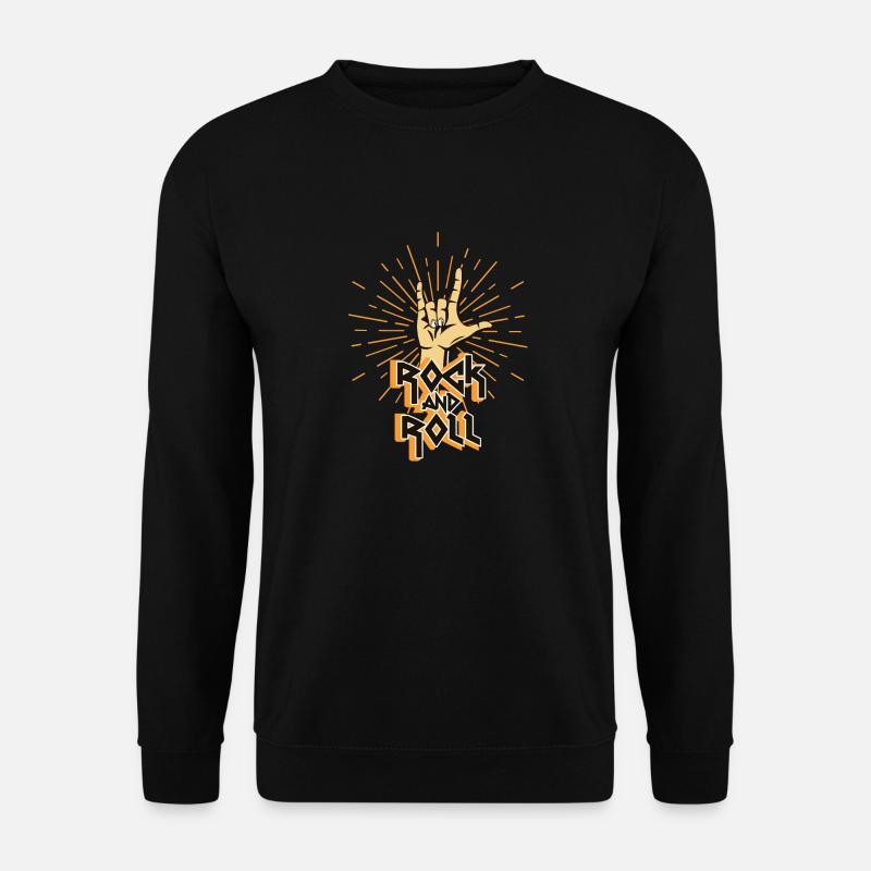 Rock and roll - Unisex Sweatshirt - black