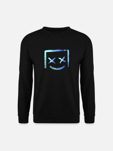 Neuheit Geschenk Smores drucken Happy Marshmallow - Unisex Pullover - Schwarz