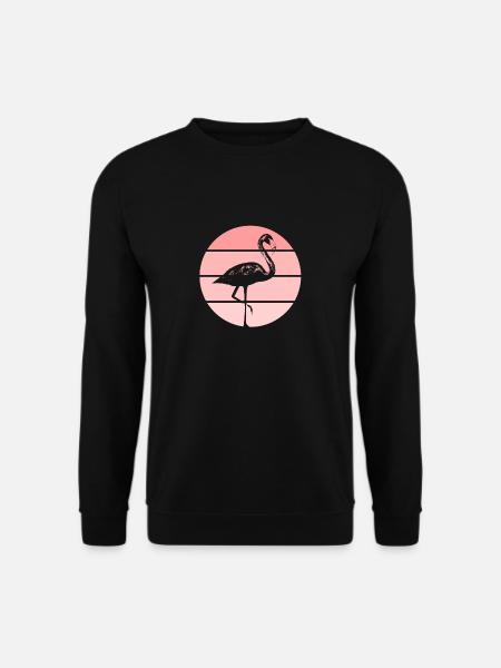 Flamingo - Unisex Pullover - Schwarz