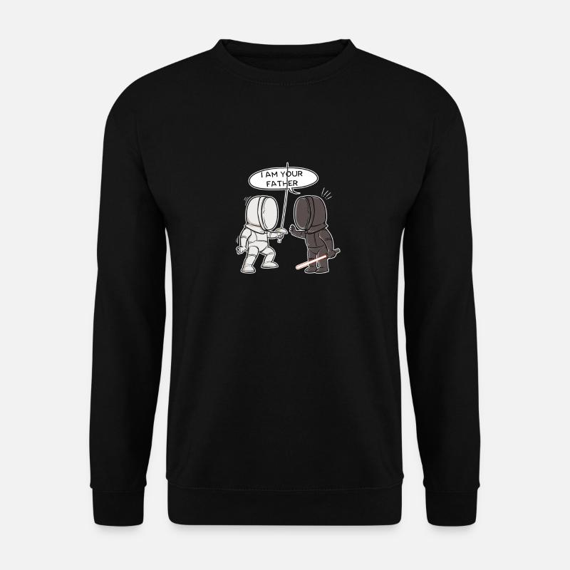 Scherma scherma padre spada spada spada spada foglio sciabola - Felpa unisex - nero