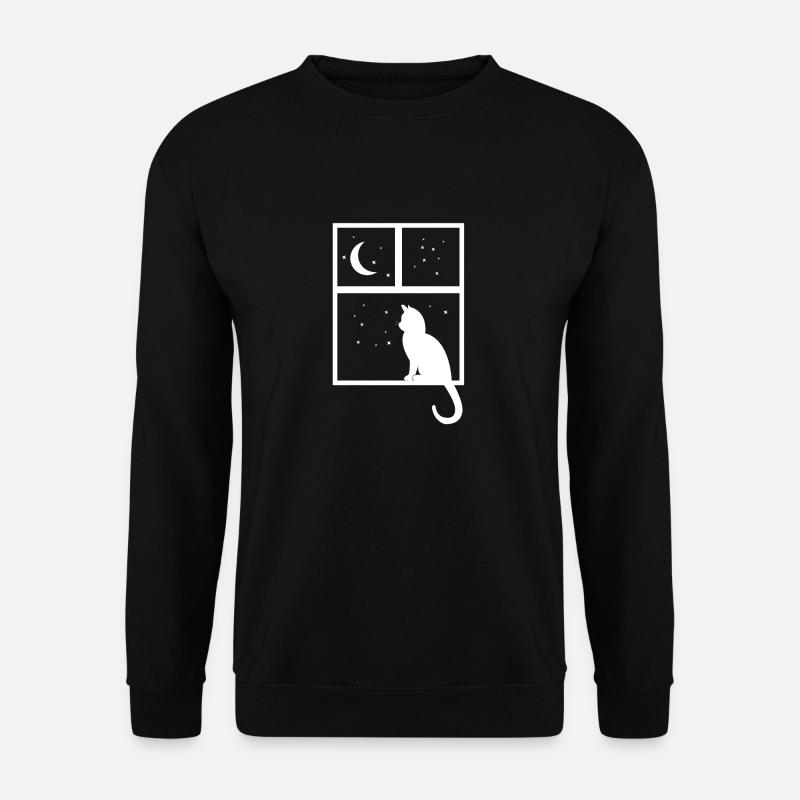 cat - Unisex Sweatshirt - black