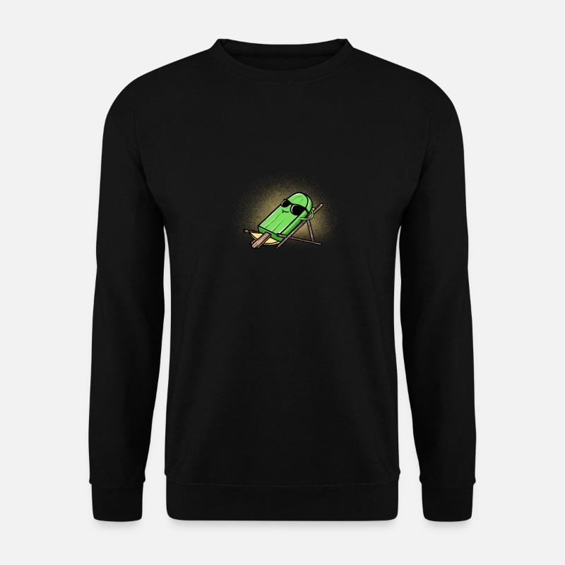 popsicle sun bathing gift - Unisex Sweatshirt - black