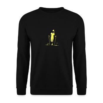 Nordic Walker Walking femme - Sweat-shirt Unisexe - noir - Devant - Alina (178cm) & Michal (187cm)