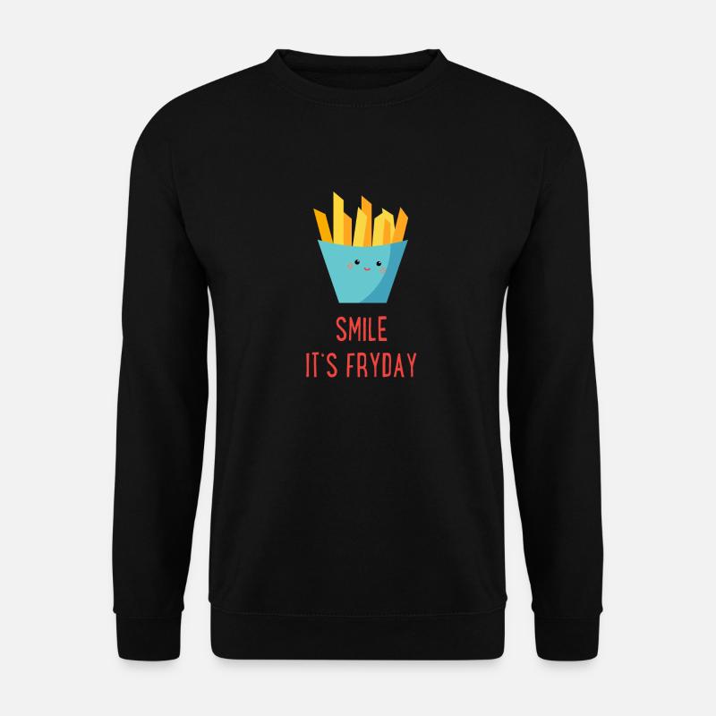 Pommes Frites - Unisex Pullover - Schwarz