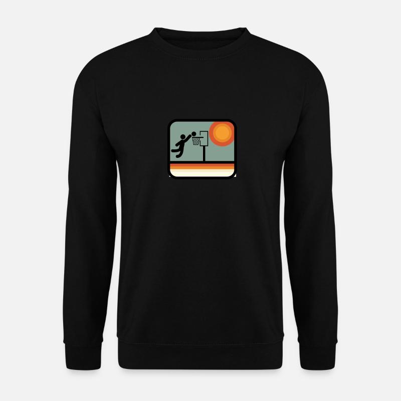 Vintage basketball gift idea - Unisex Sweatshirt - black