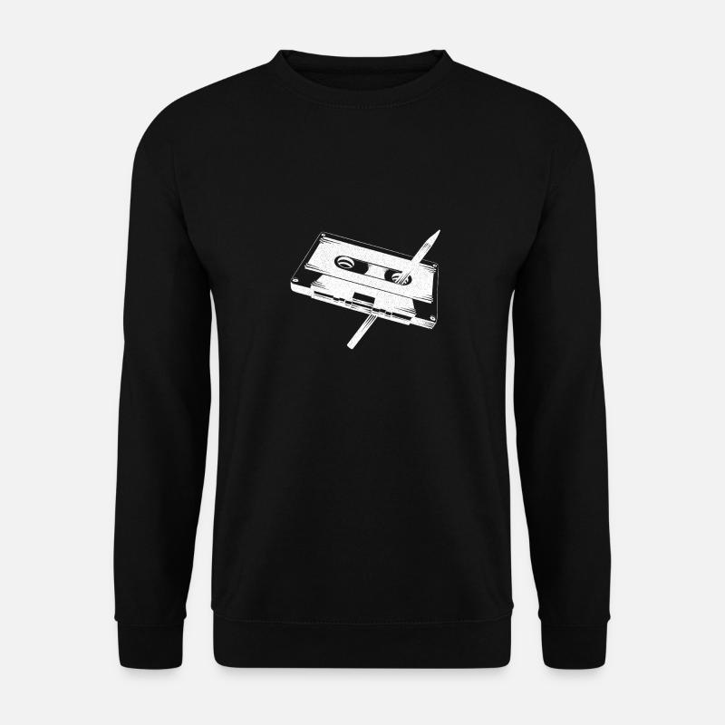 Cassette Tapes Mixtape Vintage Retro Cassette - Unisex Pullover - Schwarz