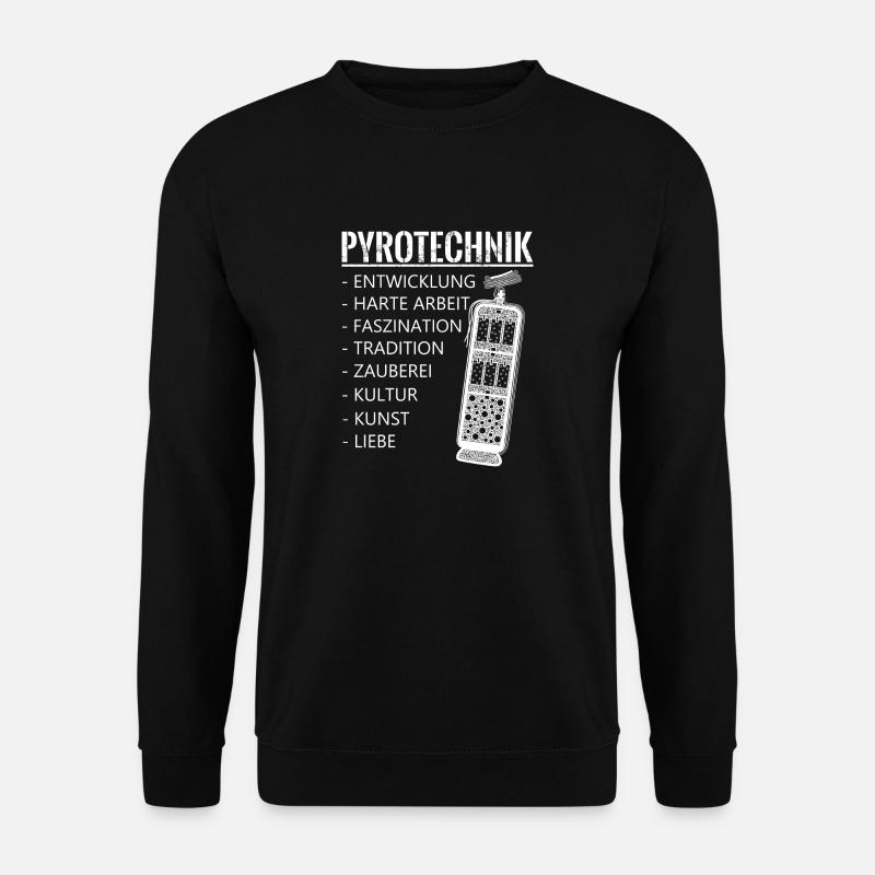 Pyro Feuerwerk Pyrotechnik - Sweat-shirt Unisexe - noir