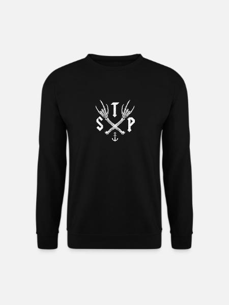 St Pauli Sankt Hamburg Vintage Retro Logo Geschenk - Unisex Pullover - Schwarz