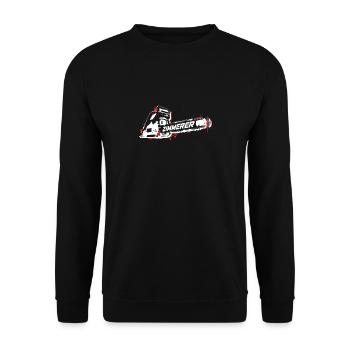 Zimmerer Shirt pour charpentier Tronçonneuse Tronçonneuse - Sweat-shirt Unisexe - noir - Devant - Alina (178cm) & Michal (187cm)