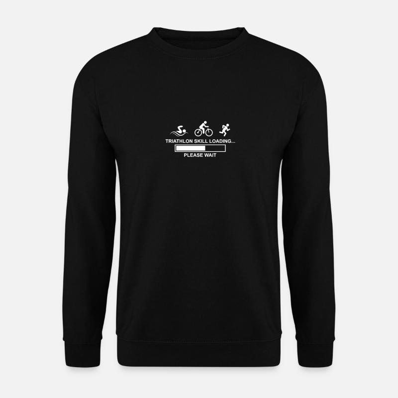 Triathlon skill loading - Unisex Sweatshirt - black