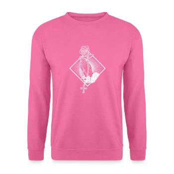 Praying Hands Rose Betende Hände Beten Gott Liebe - Unisex Pullover - Pink - Vorne