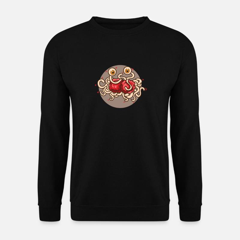 Spaghettimonster Pastafarianismus Pastafari - Unisex Pullover - Schwarz