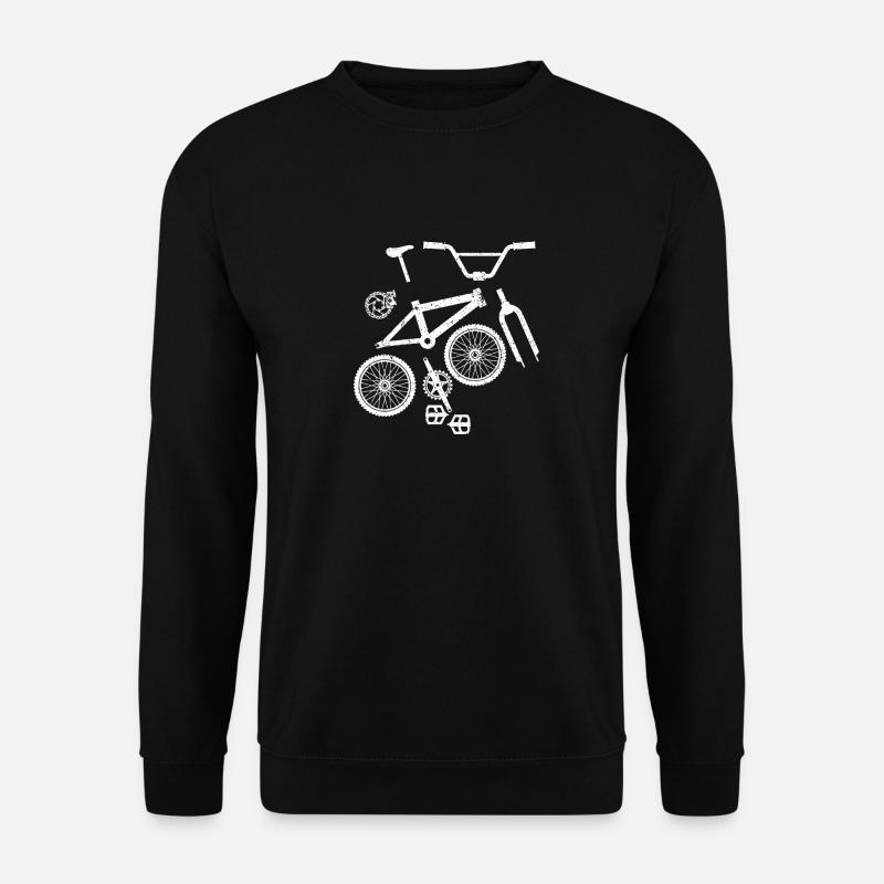 Fixie Bicycle Craftsman Design - Sweat-shirt Unisexe - noir