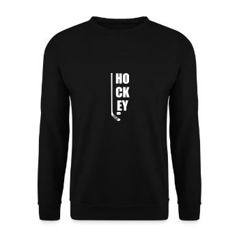 Eishockey Hockey - Unisex Pullover - Schwarz - Vorne - Alina (178cm) & Michal (187cm)