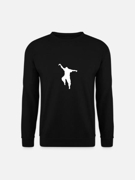 African dance dancer dancer silhouette - Unisex Sweatshirt - black