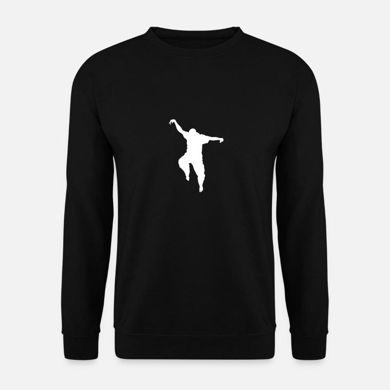 Silhouette de danseuse danseuse africaine - Sweat-shirt Unisexe - noir