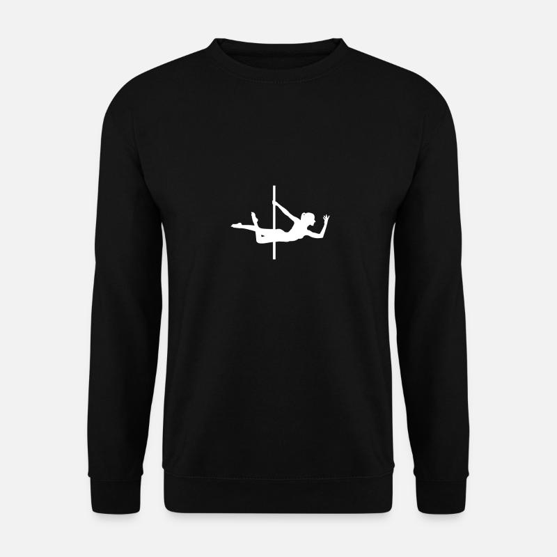 Pole dance dance danseuse danseuse silhouette - Sweat-shirt Unisexe - noir